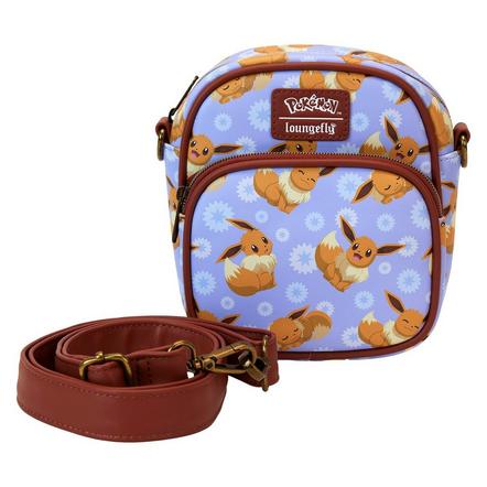 Loungefly Pokemon Eevee Floral Passport Crossbody Bag Exclusivité Games Zone